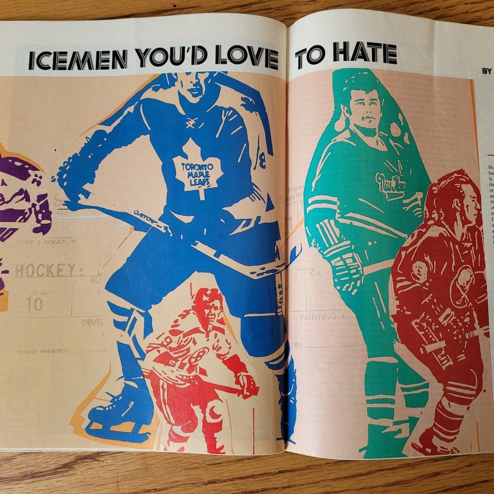 Vintage 1971 Sports Illustrated Los Angeles Lakers, Detroit Lions, Hockey - Picture 11 of 12